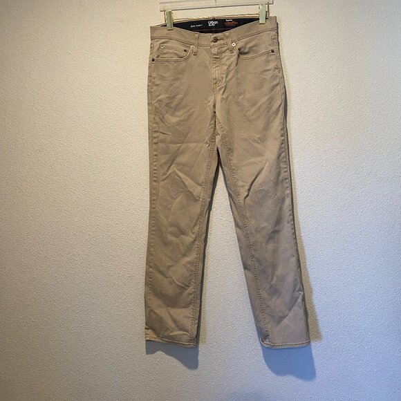 Urban Pipeline Tan Pants 33x34‎  Men’s Straight Leg Flex Waist - Picture 1 of 4
